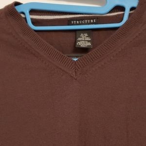 Men Structure  wool sweater sz Xl